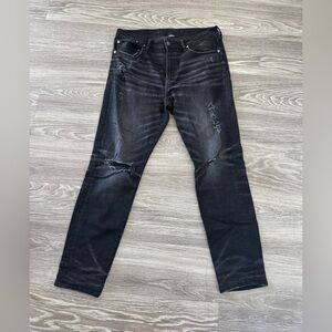 American Eagle Outfitters Men's Black Slim fit Jeans